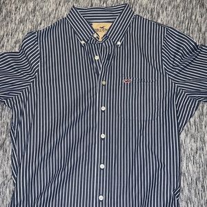 Brand new Hollister striped button down long sleeve! Never been worn!